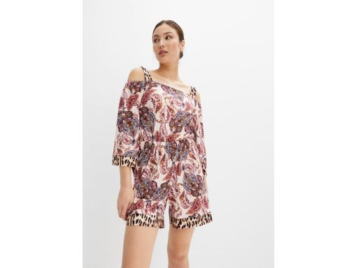 B.P.C Krótki kombinezon różowy wzorzysty ^36/38