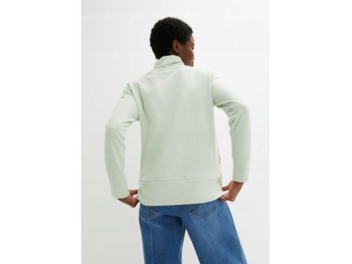 B.P.C bluza miętowa z kołnierzem 44/46.