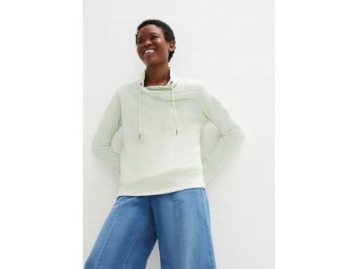 B.P.C bluza miętowa z kołnierzem 44/46.
