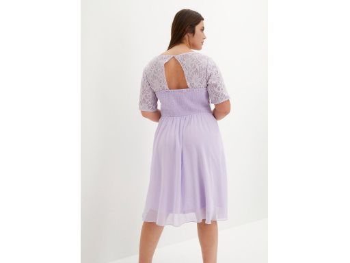 B.P.C sukienka z koronką liliowa premium 40.