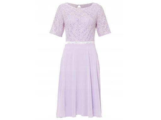 B.P.C sukienka z koronką liliowa premium 40.