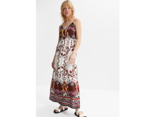 B.P.C długa sukienka maxi we wzór paisley ^46