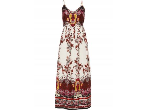 B.P.C długa sukienka maxi we wzór paisley ^46