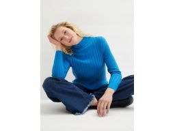 B,P.C sweter niebieski prążkowany r.44/46
