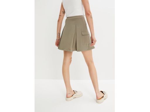 B.P.C spódnica cargo z zaszewkami oliwkowa 44.