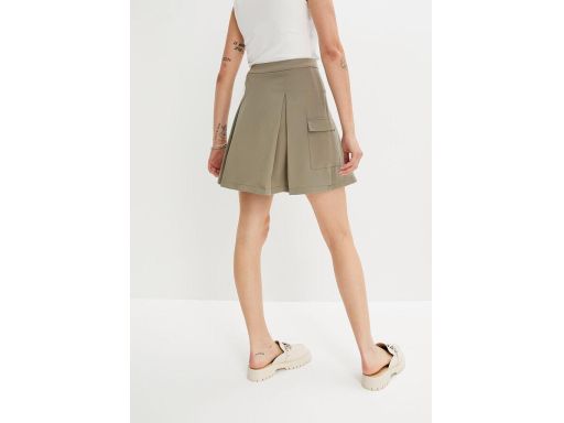 B.P.C spódnica cargo z zaszewkami oliwkowa 44.