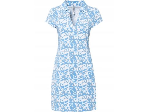 B.P.C sukienka z nadrukiem i kołnierzykiem r.32/34
