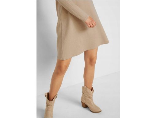B.P.C Sukienka dzianinowa basic z bawełny z recyklingu ^36/38