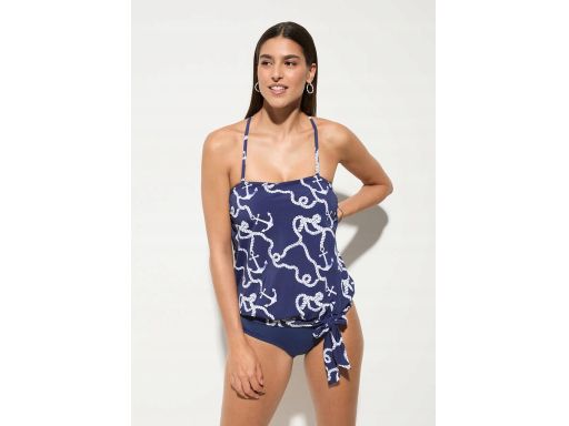 B.P.C tankini granatowe w jasne wzory 40.