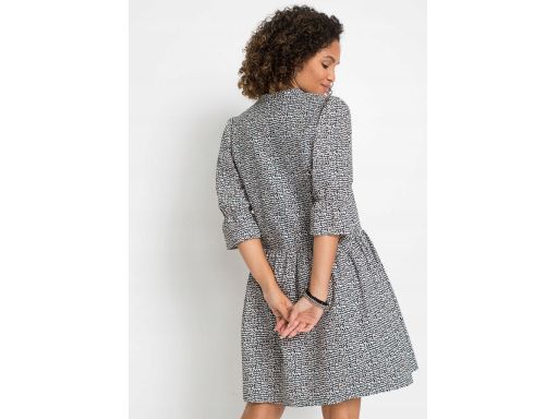 AG7711 sukienka bawełniana we wzory r.34