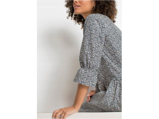 AG7711 sukienka bawełniana we wzory r.34