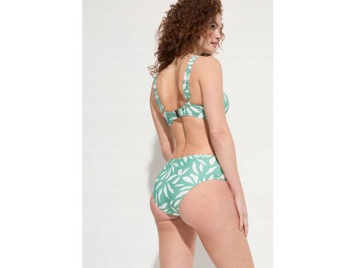 B.P.C bikini biało-zielone na fiszbinach minimizer z figami ^38(75C)