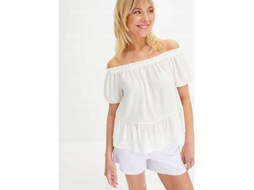 B.P.C. bluzka carmen śmietankowa ^44/46