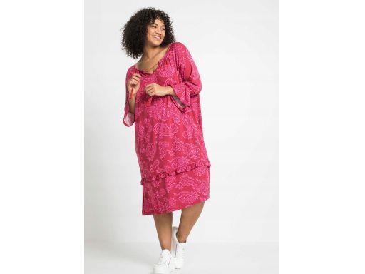 B.P.C sukienka z wiskozy we wzory 36/38.