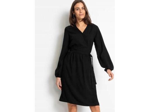 B.P.C sukienka czarna kopertowa 36.