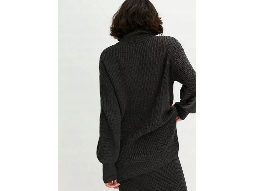 B.P.C sweter z golfem ciemny szary ^32/34