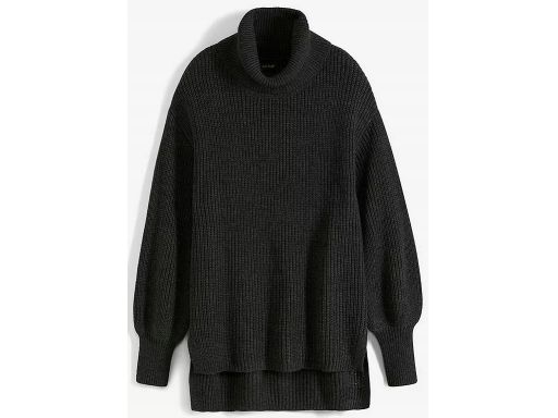 B.P.C sweter z golfem ciemny szary ^32/34