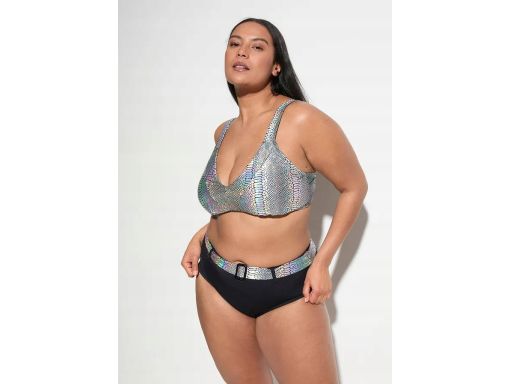 B.P.C bikini z holograficznym wzorem węża 50.
