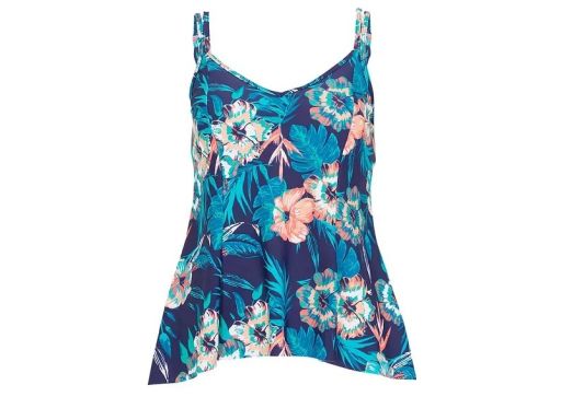 B.P.C tankini granatowe w kolorowe wzory 44.