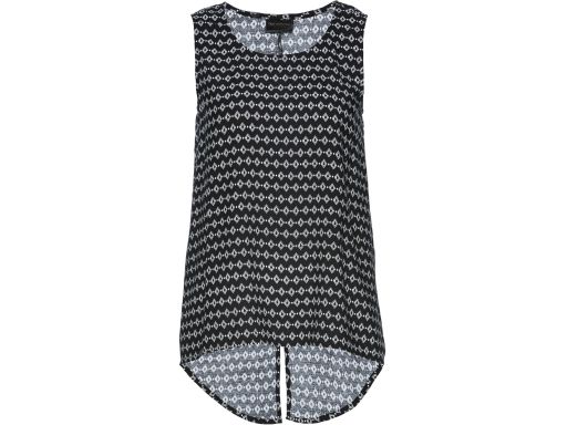 B.P.C bluzka asymetryczna top czarny we wzorki 38.