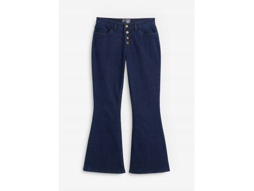 B.P.C ciemne jeansy bootcut 7/8 52.