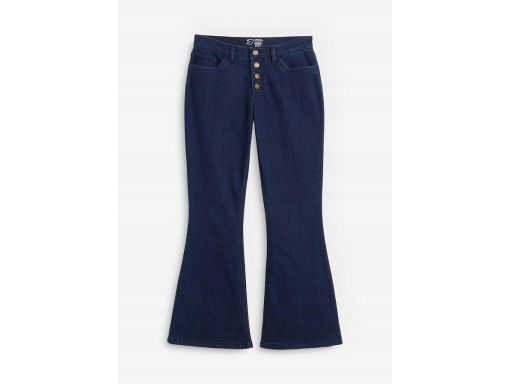 B.P.C ciemne jeansy bootcut 7/8 52.