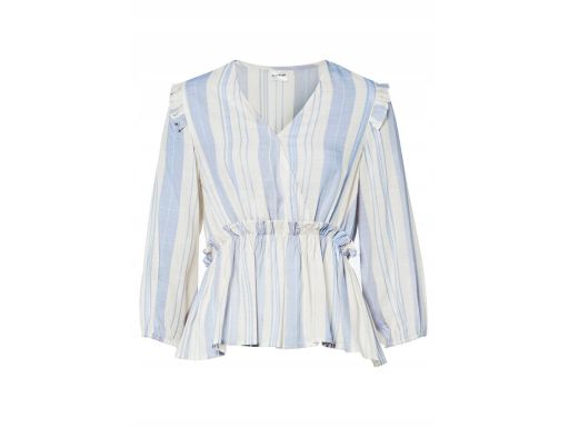 B.P.C bluzka w paski z falbanami z wiskozy 40.