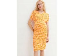 B.P.C sukienka ciążowa z marszczeniem we wzorki 40/42.
