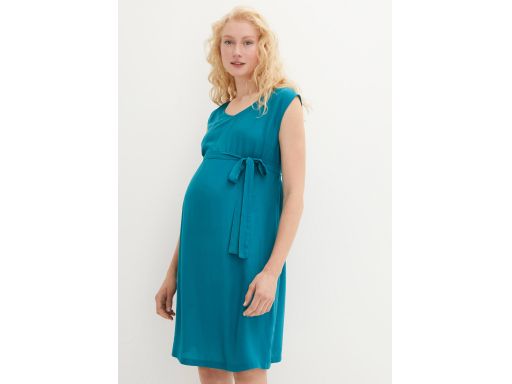 B.P.C sukienka ciążowa turkusowa 38.