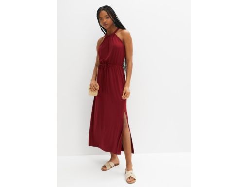 B.P.C długa bordowa sukienka modna r.44/46