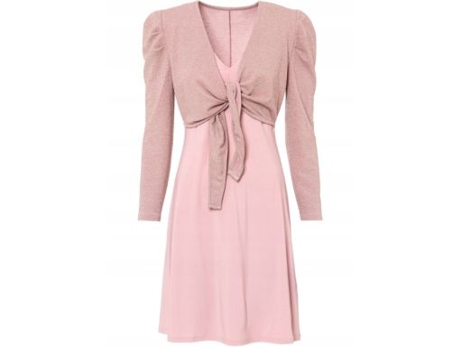 B.P.C sukienka różowa z bolerkiem r.52/54