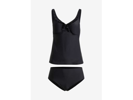 B.P.C tankini czarne falbankami i figami 40.
