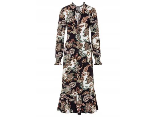 B.P.C sukienka midi dżersejowa we wzory 40/42.