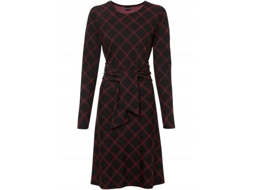 B.P.C sukienka w kratę z wiązaniem 36/38.