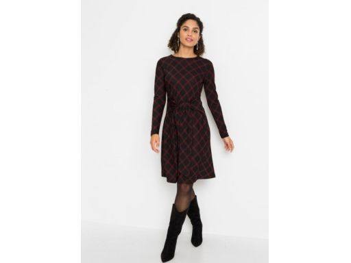 B.P.C sukienka w kratę z wiązaniem 36/38.