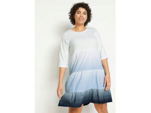 B.P.C sukienka bawełniana ombre cieniowana r.40/42