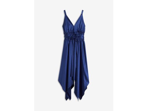 B.P.C sukienka midi satynowa asymetryczna 36/38.