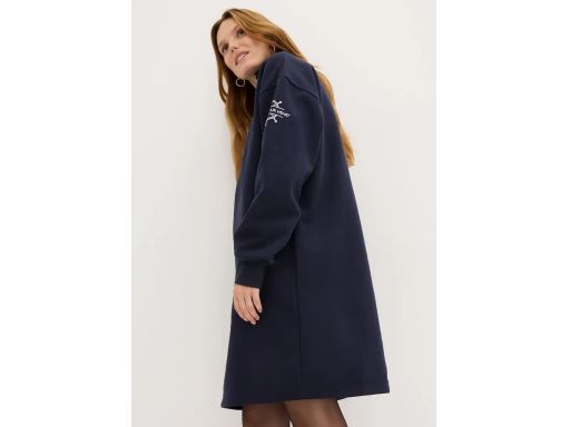 B.P.C sukienka dresowa granatowa ze stójką ^40/42