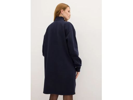 B.P.C sukienka dresowa granatowa ze stójką ^40/42