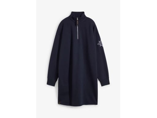 B.P.C sukienka dresowa granatowa ze stójką ^40/42