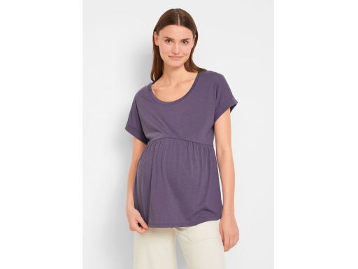 B.P.C fioletowy t-shirt ciążowy 36/38.