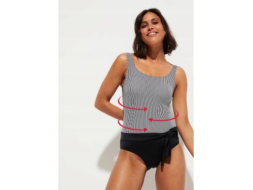 B.P.C Kostium kąpielowy modelujący w paski r.40
