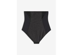 B.P.C. majtki modelujące wysoki stan czarne ze srebnym połyskiem ^44