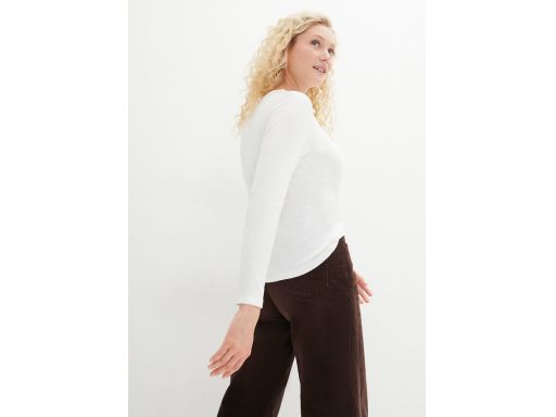 B.P.C bluzka ocieplana biała z długim rękawem 52/54.