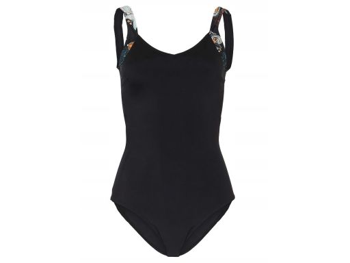 B.P.C kostium jednoczęściowy czarny ze wzorem ^48