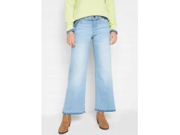 B.P.C spodnie damskie jeans szerokie nogawki postrzępione ^46