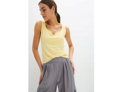 B.P.C top żółty kremowy 36/38.