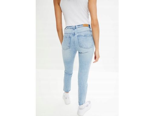 B.P.C spodnie jeansowe damskie rurki modne r.52