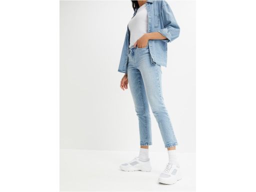B.P.C spodnie jeansowe damskie rurki modne r.52