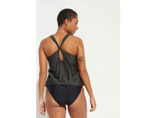 B.P.C tankini oliwkowe w cętki modne r.50